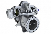 Насос горизонтальный одноступенчатый межопорный Sulzer HSA